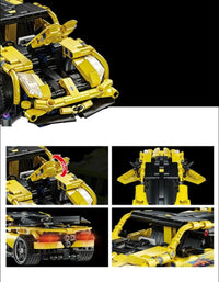 Costruzioni Mattoncini 509 + pezzi auto sportiva compatibile  Q-JM801