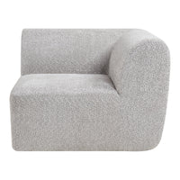 Mobile Angolare per Divano Componibile Modulare 76x108x108 cm Serie Hurvas - Grigio [en.casa]