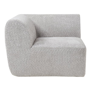 Mobile Angolare per Divano Componibile Modulare 76x108x108 cm Serie Hurvas - Grigio [en.casa]