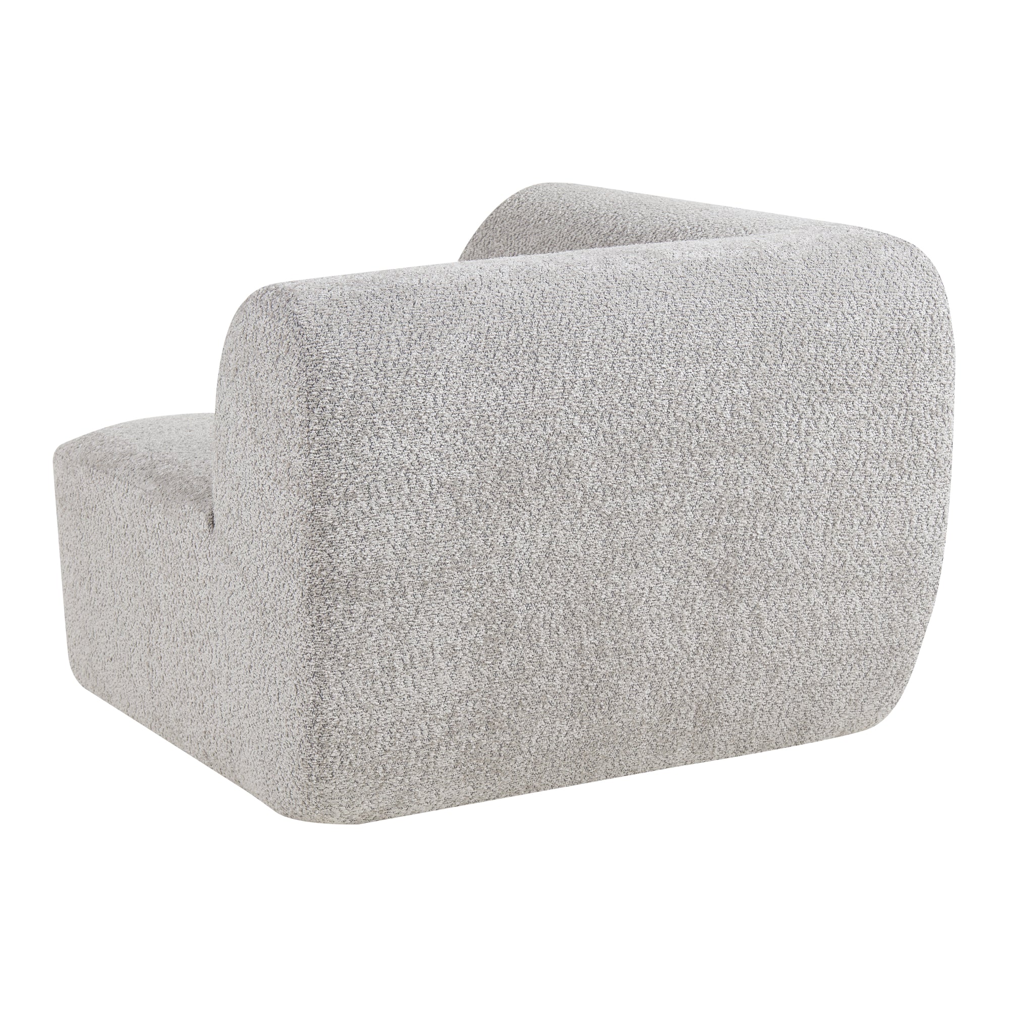 Mobile Angolare per Divano Componibile Modulare 76x108x108 cm Serie Hurvas - Grigio [en.casa]