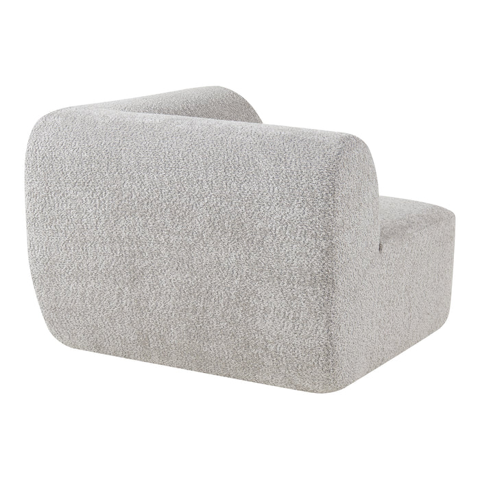 Mobile Angolare per Divano Componibile Modulare 76x108x108 cm Serie Hurvas - Grigio [en.casa]