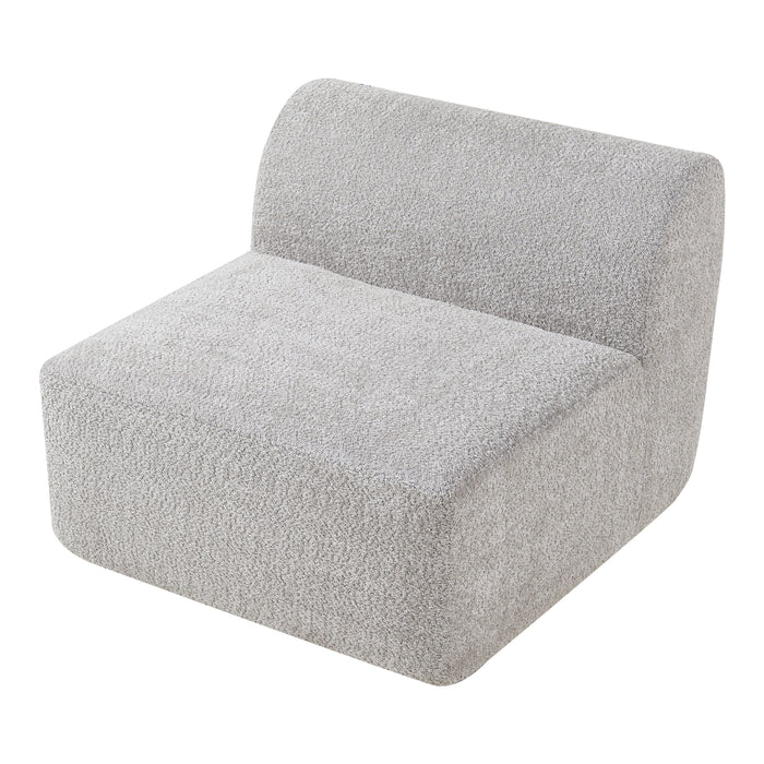 Mobile Centrale per Divano Componibile Modulare 76x97x108 cm Serie Hurvas - Grigio [en.casa]