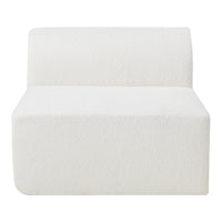 Mobile Centrale per Divano Componibile Modulare 76x97x108 cm Serie Hurvas - Bianco Crema [en.casa]