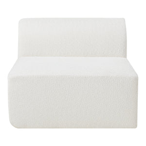 Mobile Centrale per Divano Componibile Modulare 76x97x108 cm Serie Hurvas - Bianco Crema [en.casa]