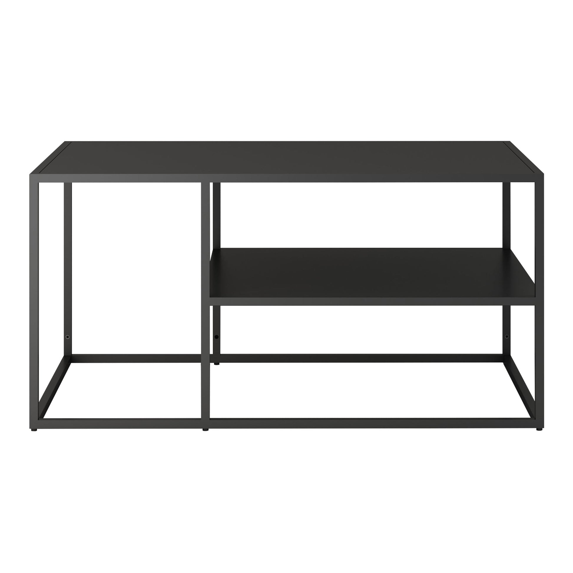 Tavolino da salotto rettangolare Solund 45 x 90 x 60 cm nero 03_0008514