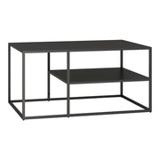 Tavolino da salotto rettangolare Solund 45 x 90 x 60 cm nero 03_0008514