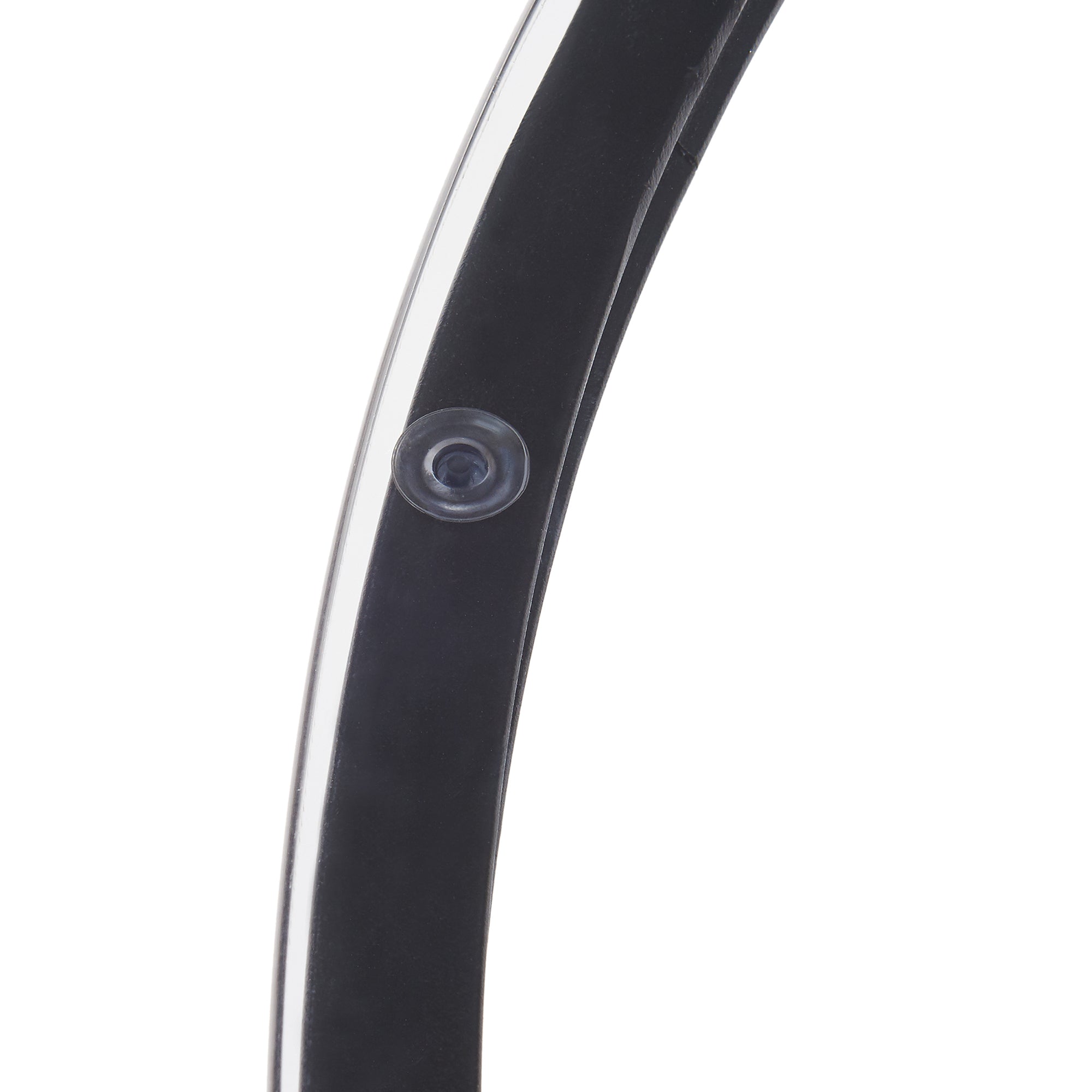 Set Kokkola 3 Tavolini Sovrapponibili con Piani Rotondi in Vetro Fumè e MDF Effetto Marmo Nero [en.casa]