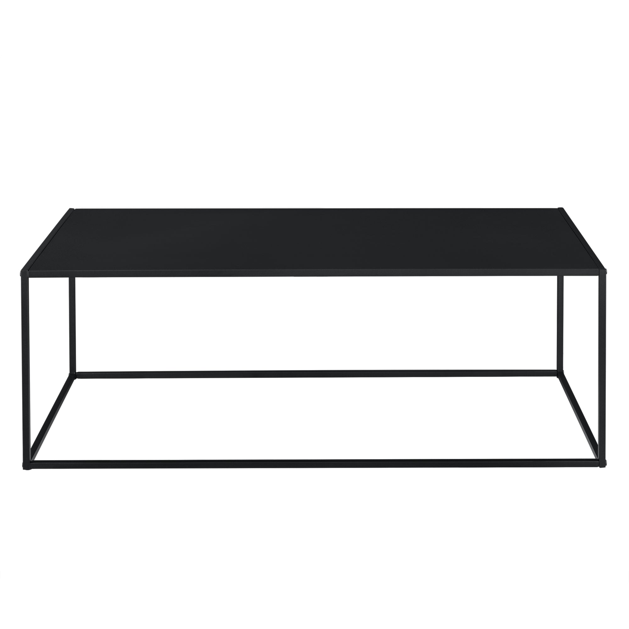 Tavolo Basso in Metallo 40x110x50 cm Tavolo da Appoggio - Nero [en.casa]
