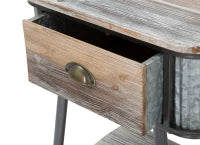 Comodino Bronxs Cm 47,5X36,5X63,5