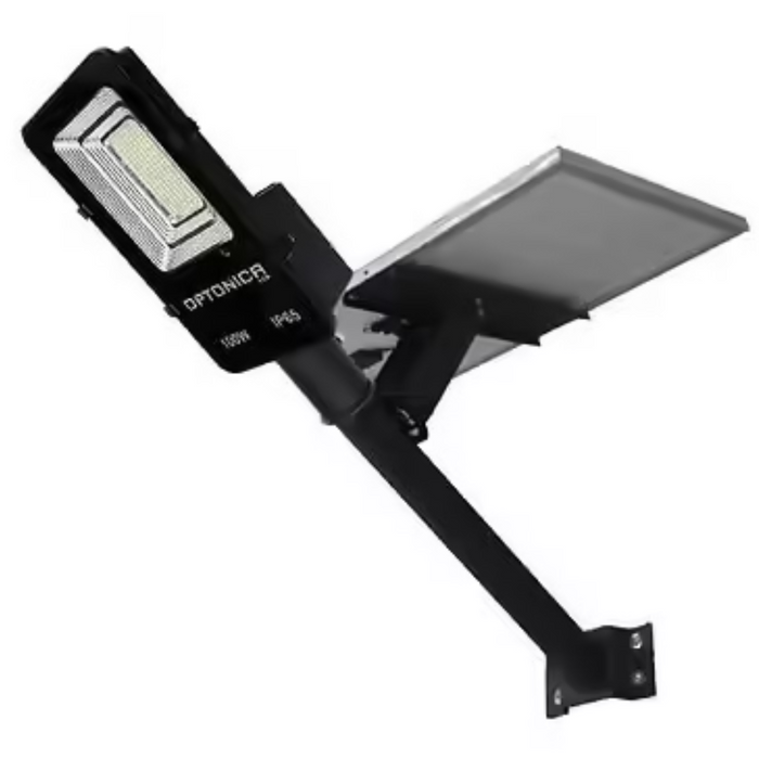 Lampione led ad energia solare con pannello solare separato + batteria 100 watt