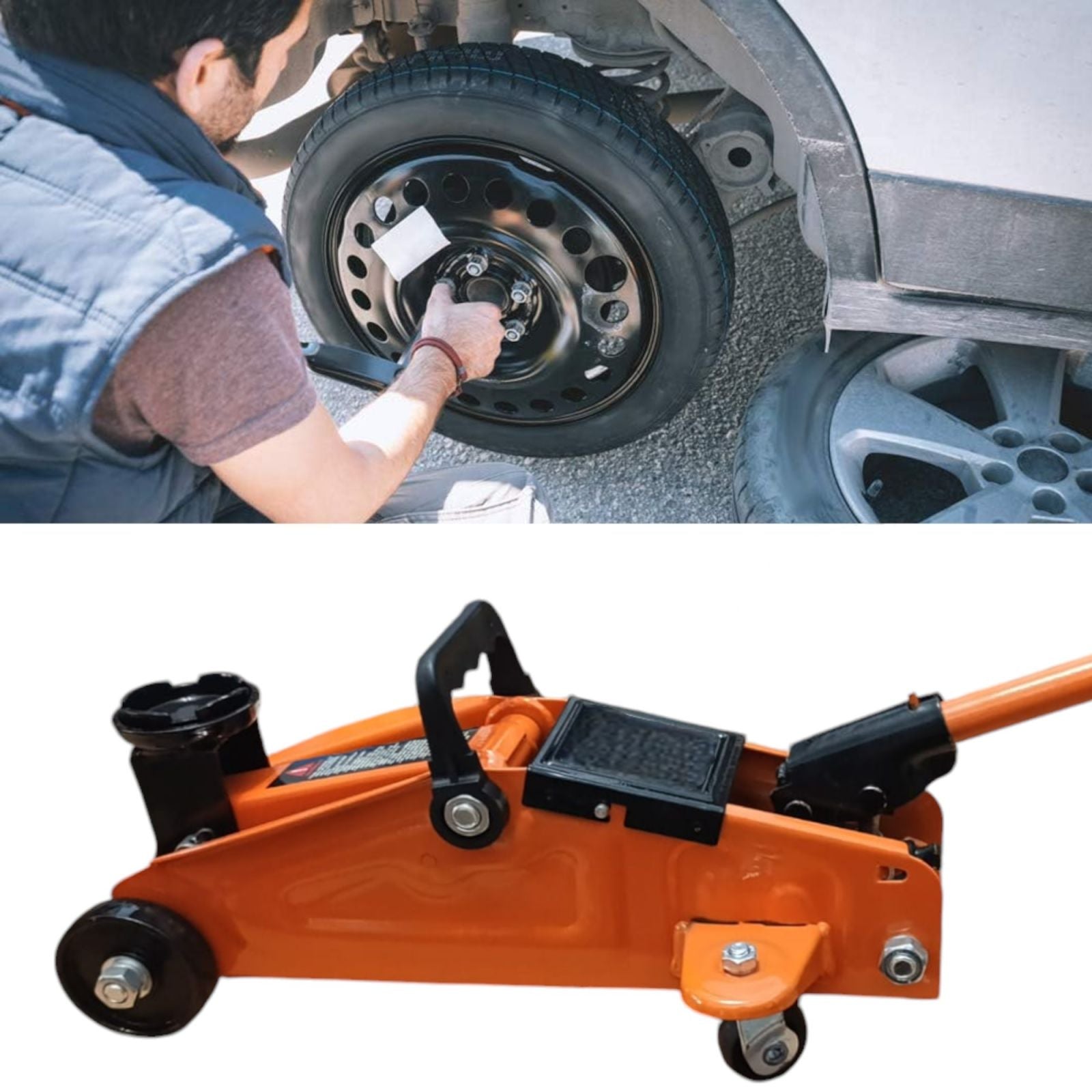 Cric/ cric auto sollevatore idraulico martinetto meccanico 2,0T 2000Kg VHF01001