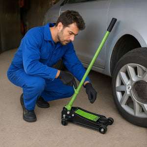 Crick Auto 5 Ton Cric Carrello Sollevatore idraulico Doppio Pistone Ribassato 651302