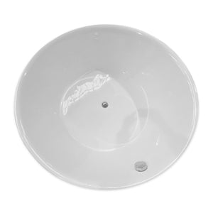 Vasca freestanding bianca diametro 134 X 60 cm – Crystal