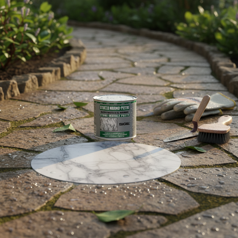 Stucco marmo pietre per riparazioni e ricostruzioni 750 ml