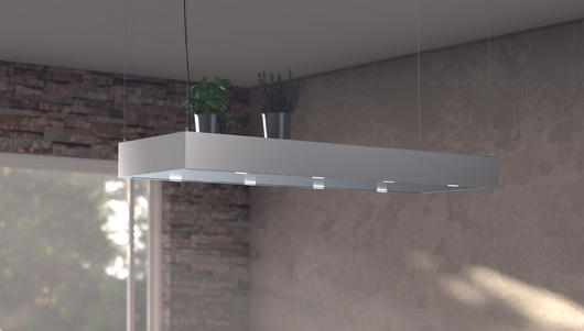 CAPPA MENSOLA ISOLA cm 176X54 - Inox - 900 m3/h