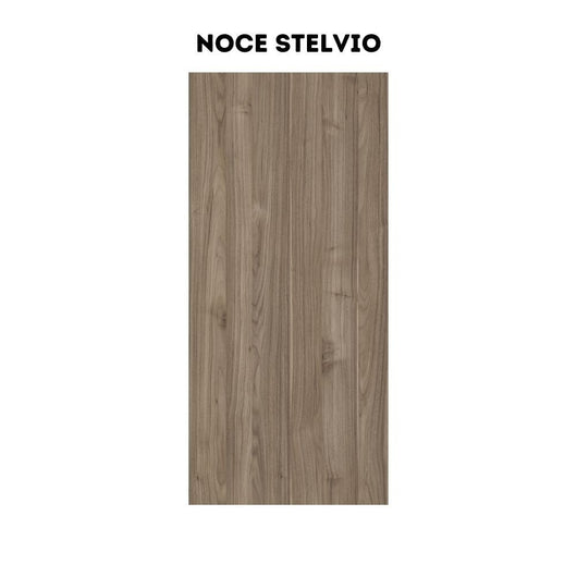 Cucina Iris 360 cm noce stelvio verde pesto con elettrodomestici reversibile