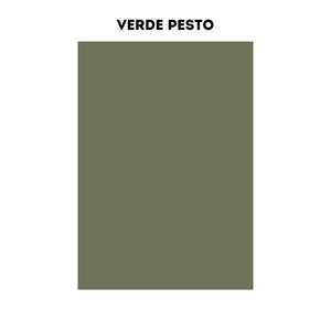 Cucina Iris 360 cm noce stelvio verde pesto con elettrodomestici reversibile