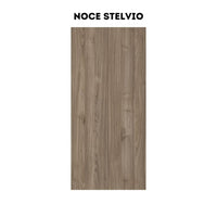 Cucina Iris Lusso 360 cm noce stelvio verde pesto con elettrodomestici reversibile