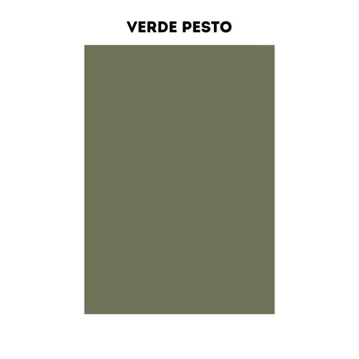 Cucina Iris Lusso 360 cm noce stelvio verde pesto con elettrodomestici reversibile