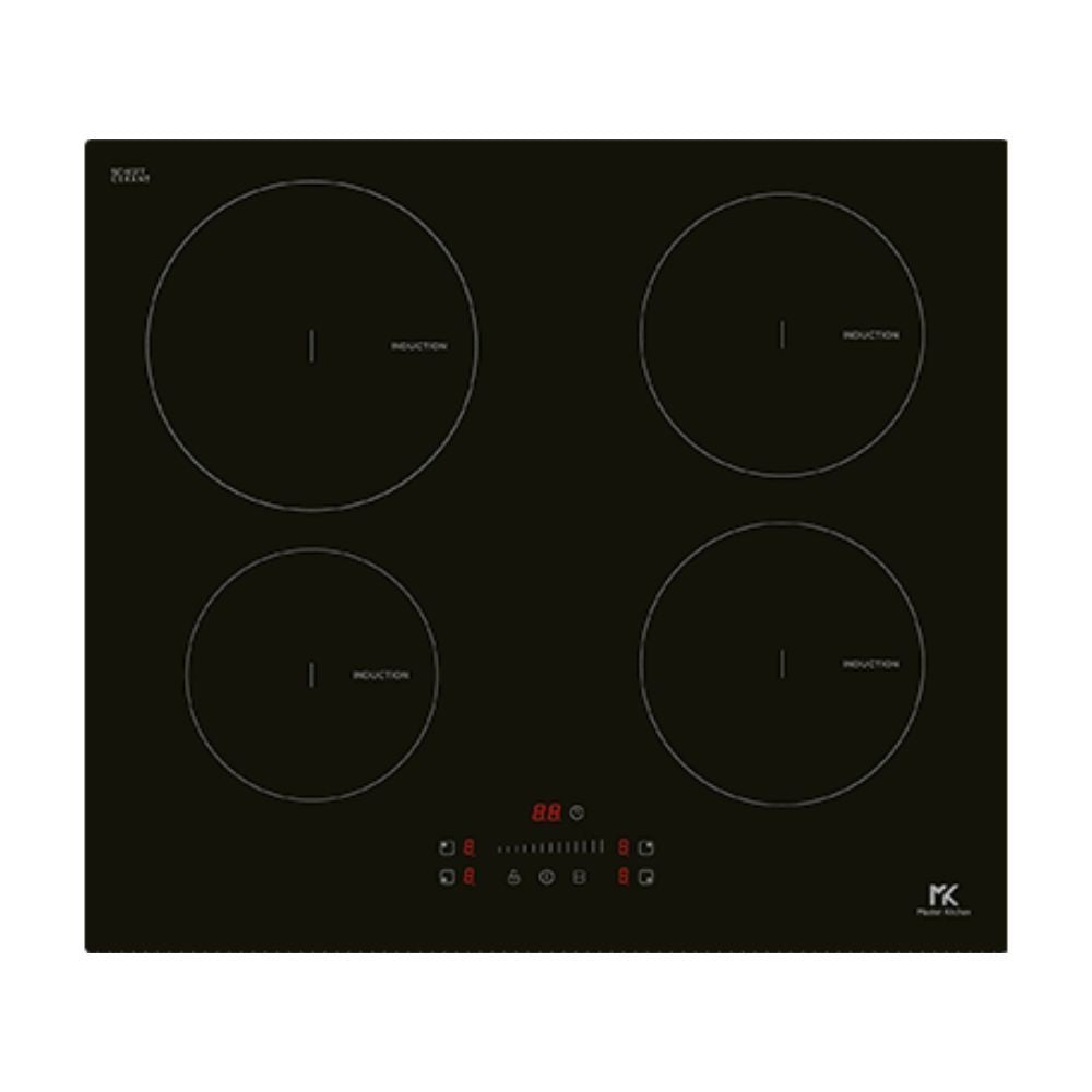 Cucina Taurus 195 colore bianco inclusa di elettrodomestici e piano cottura induzione