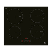 Cucina Taurus 195 colore bianco inclusa di elettrodomestici e piano cottura induzione