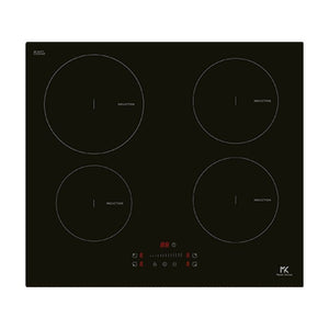 Cucina Taurus 195 colore bianco inclusa di elettrodomestici e piano cottura induzione