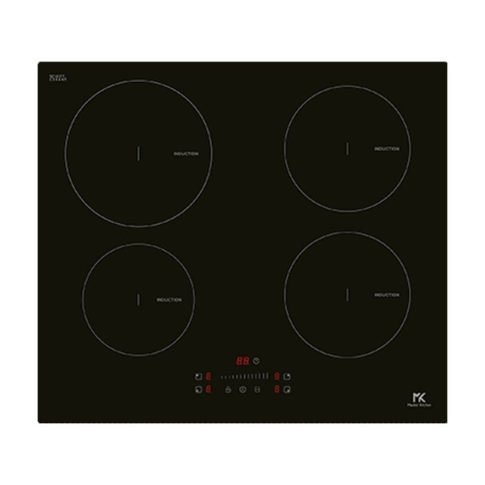 Cucina Taurus 195 colore bianco inclusa di elettrodomestici e piano cottura induzione