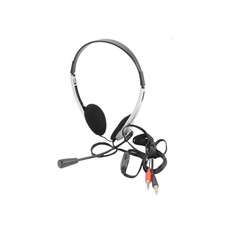 Cuffia con Microfono per PC Doppio Jack 3,5mm Audio Microfono Separato