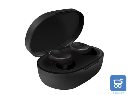 Cuffie Auricolari Bluetooth 5.0 stereo senza fili per tutti gli smartphone colore nero A6S