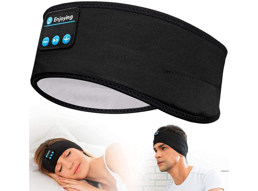 Cuffie Fascia Sportiva con Ultra Sottili HD Stereo Altoparlanti Perfette per Sport Traversine Laterali Viaggi Aerei Meditazione e Relax Unisex