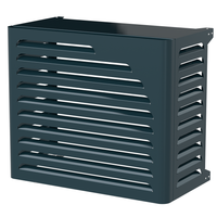 Curve Copri Condizionatore Esterno Copertura Climatizzatore Pompa di Calore Antracite L