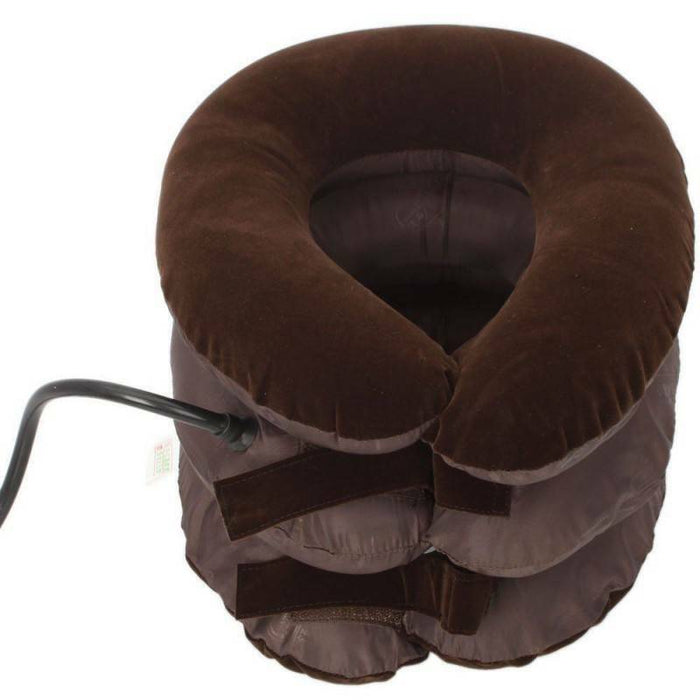 Cuscino gonfiabile sollievo dolore cervicale collo pompa aria antistress dolore