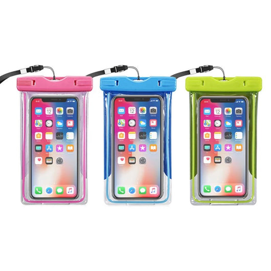 Custodia Impermeabile Smartphone Cover Cellulare Subacquea Universale Fino a 7'' Colore Assortito Premium