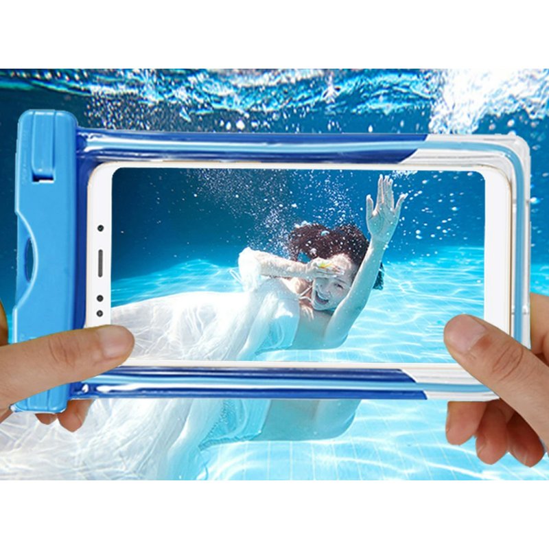Custodia Impermeabile Smartphone Cover Cellulare Subacquea Universale Fino a 7'' Colore Assortito Premium
