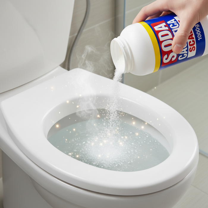 Soda caustica in scaglie disincrostante multiuso formato 1 kg pezzi 3 *** prod tipo 2, confezione 1