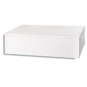 Mobile da bagno sospeso wonder bianco con lavabo specchio made in italy *** confezione 1