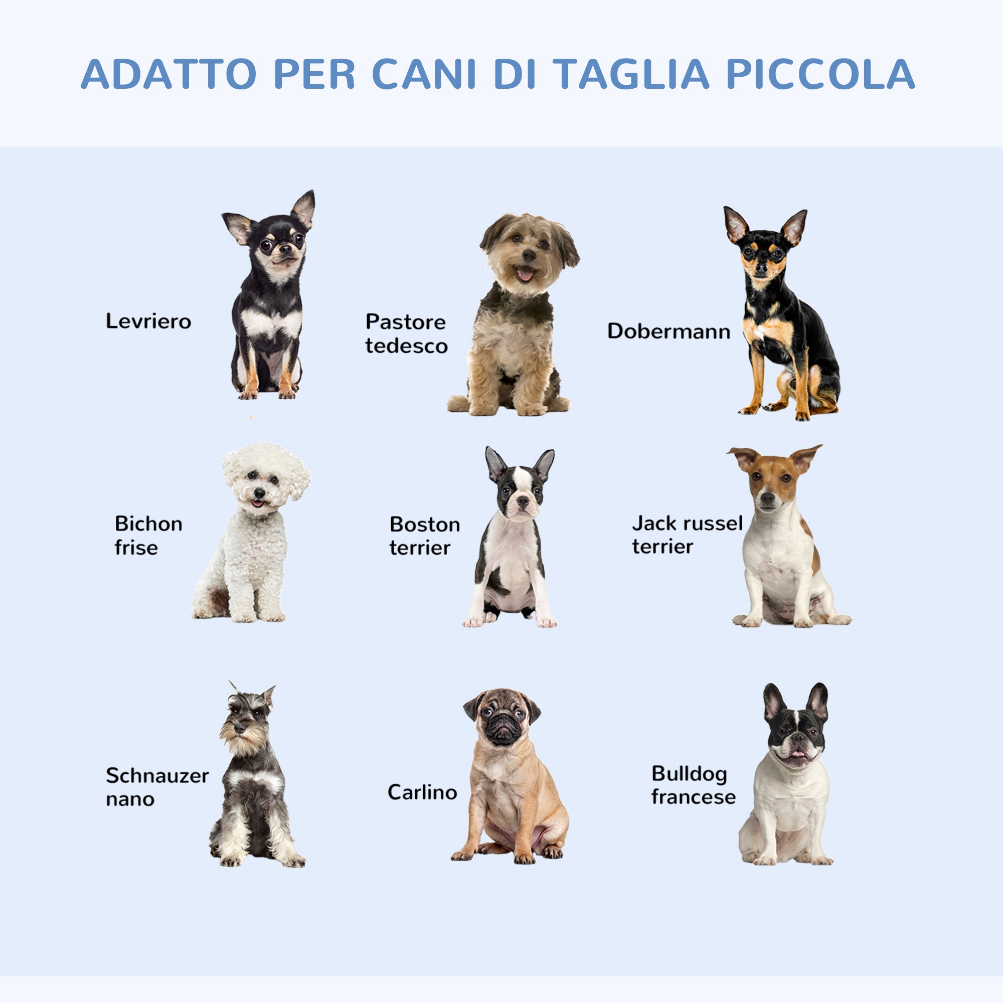 Easycomfort Gabbia per Animali Domestici Trasportino per Cani e Gatti Pieghevole in Acciaio Doppia Apertura, 76x46x52cm, Nero