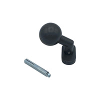 Maniglia su rosetta tonda SAGUATTI  D01/50YA in inox grigio opaco