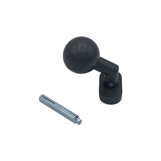 Maniglia su rosetta tonda SAGUATTI  D01/50YA in inox grigio opaco