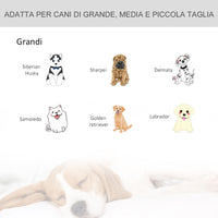 Easycomfort Kennel Gabbia per Cani Pieghevole Doppia Porta con Blocco 4 Ruote con Freno e Fondo Rimovibile, 109.5x71x78cm
