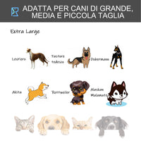 EasyComfort Kennel Gabbia per Cani Pieghevole con Freno e Fondo Rimovibile - Grigio