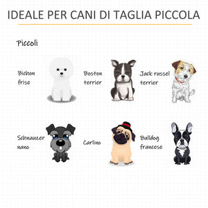 EasyComfort Casetta per Cani Piccoli da Interno con Cuscino Rimovibile e Lavabile, 64.5x48x 70.5cm, Quercia