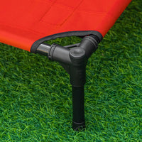 Easycomfort Cuccia Estiva Brandina per Cani fino a 11.3kg da Esterno e Interno Lettino per Animali, 61x46x18 cm, Rosso