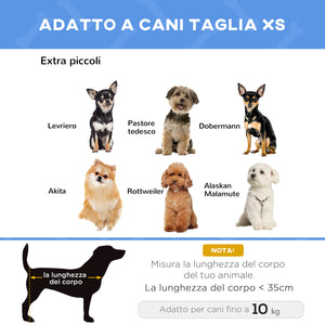 Easycomfort Brandina per Cani Cuccia Lettino Rialzata Pieghevole per Esterno Interno 59x46x15cm, Blu