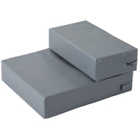 EasyComfort Scaletta per Cani Materassino 2 in 1 in PU e Gommapiuma 45x39x20cm Grigio