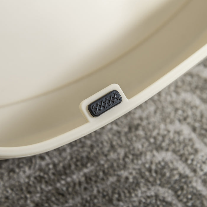 EasyComfort Scaletta per Cani e Gatti Pieghevole con 3 Gradini Antiscivolo in PP, 49x38x38 cm, Beige