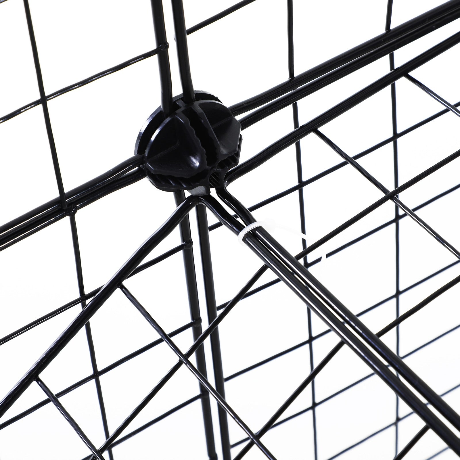 Easycomfort Recinto in Metallo per Piccoli Animali Domestici con 36 Pannelli di Metallo da Montare Secondo Forma e Configurazione che Preferisci e con Porta