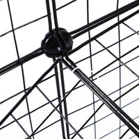 Easycomfort Recinto in Metallo per Piccoli Animali Domestici con 36 Pannelli di Metallo da Montare Secondo Forma e Configurazione che Preferisci e con Porta