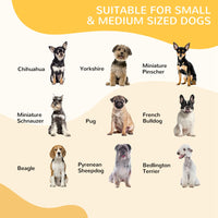 Easycomfort Recinto per Cani e per Cuccioli, Recinto Modulare per Cani da Interno ed Esterno in Metallo e Acciaio 8 Pannelli 80x80cm