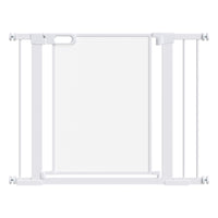 EasyComfort Cancellino per Cani Estensibile a Pressione con Chiusura Automatica per Spazi da 75-103cm, Bianco